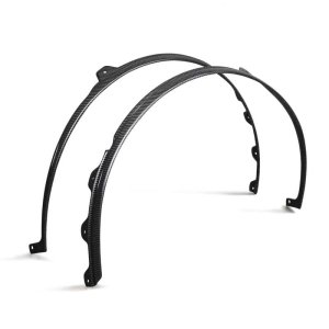 Ford Mustang Mach 1 Fenders - Front - Anderson Composites - Extension - Carbon Fiber - `21-`22